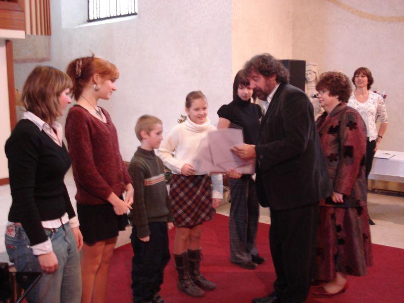 Předávání cen 14. 12. 2007