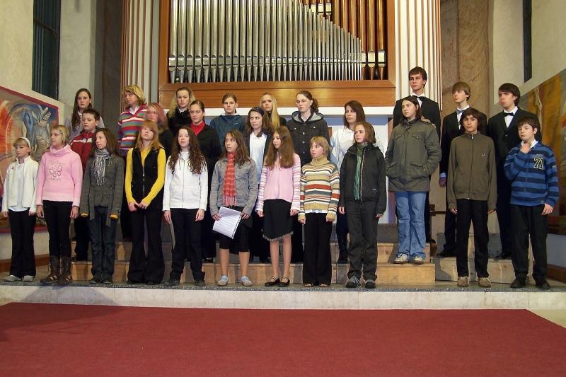 Koncert pěveckých sborů a&nbsp;žáků pěveckého oddělení &ndash; koncertní síň kostela Nejsvětější Trojice &ndash; 31.&nbsp;10.&nbsp;2008