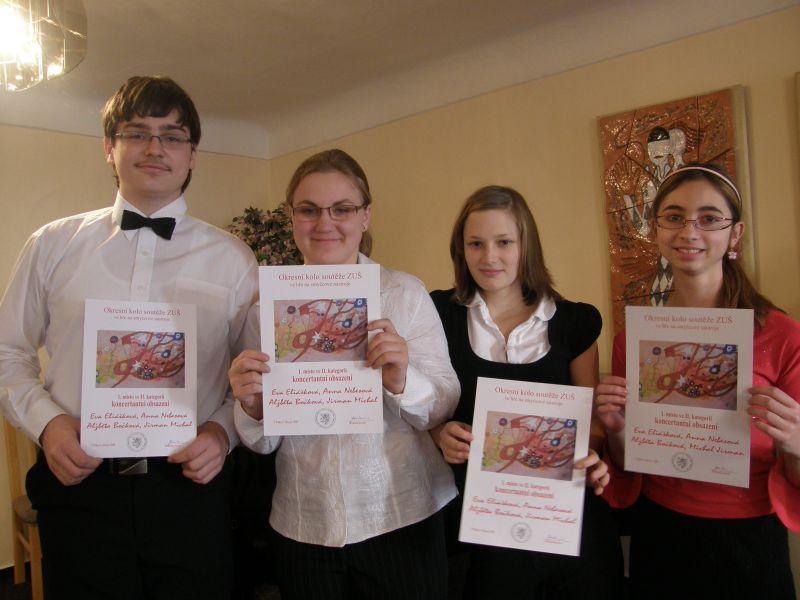 Okresní kolo soutěže ZUŠ &ndash; Hra na smyčcové nástroje, Písek &ndash; 6.&nbsp;3.&nbsp;2008